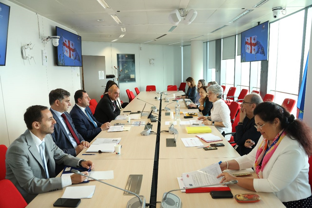 Giorgi Amilakhvari held a meeting with the heads of the European Commission agencies responsible for science and research in the framework of the visit to Belgium 
